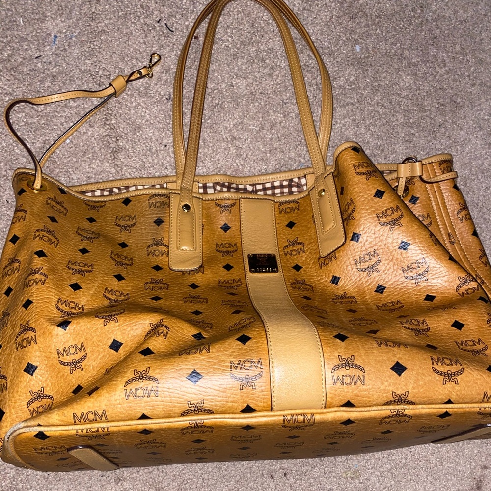 Authentic MCM large tote bag